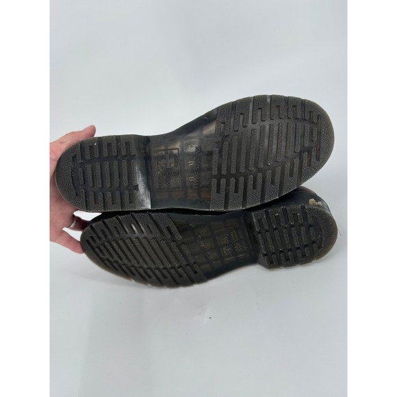 Dr Martens 2976 Faux Fur Lined Chelsea Boots Leather M 9 W 10 - Picture 7 of 12